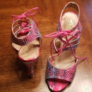 Thalia Rhinestone heels